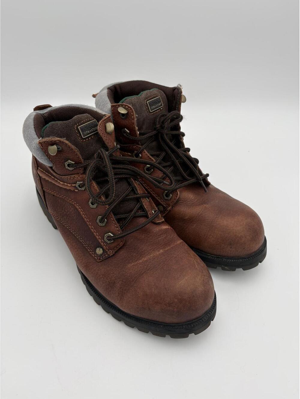 Sonoma Logger Brown Men’s Size 10.5 Leather Work boots / Hiking Boots Padded